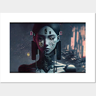 Cyber Girl Posters and Art